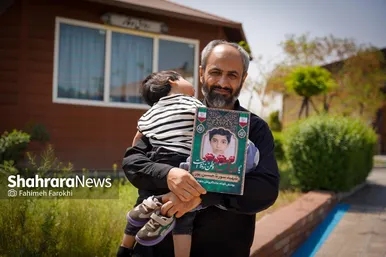 گزارش تصویری | حضور خانواده شهدای مدرسه «شجره طیبه» میناب در باغ خاتون مشهد