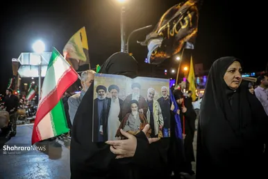 گزارش تصویری | وداع با پیکر سردار شهید حسین ظریفی در دویست‌ودهمین شب اجتماع مشهدی‌ها