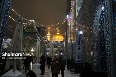 شب عید مبعث در حرم مطهر رضوی