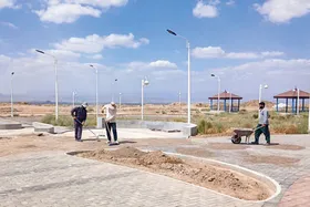 شهرک مهرگان مشهد در آستانه یک تحول سبز | پیشرفت ۹۵ درصدی بوستان ۳ هکتاری عترت