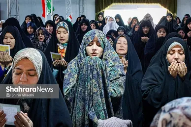 گزارش تصویری | اقامه نماز عید فطر در آرامستان بهشت رضا (ع) مشهد