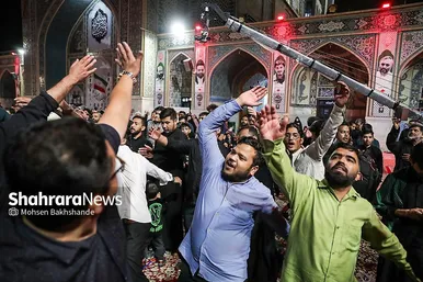 گزارش تصویری | «حسینیه حرم» میزبان عزاداران هندوستانی و پاکستانی