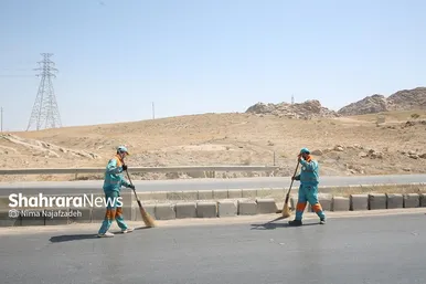 فعالیت پاکبان‌ها در روزهای پایانی ماه صفر