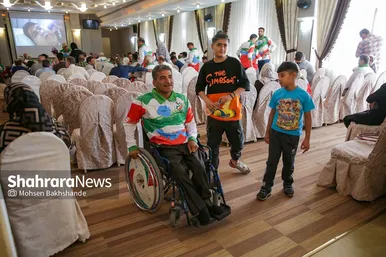 تجلیل از مدال‌آوران پاراالمپیکی