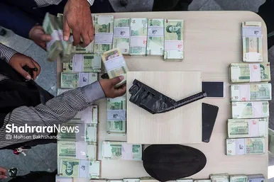 بازگشت سارق مسلح بانک سپه شعبه سعدآباد مشهد به محل سرقت