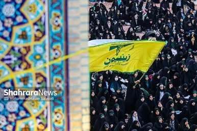 اجتماع همبستگی با جبهه مقاومت فلسطین در صحن قدس حرم مطهر رضوی