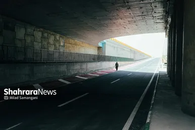 بلوار و تقاطع قمربنی‌هاشم(ع) مشهد در آستانه‌ بهره‌برداری