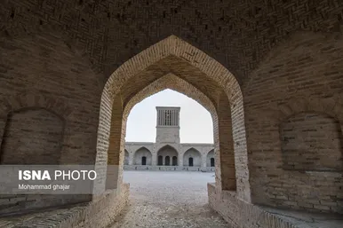 کاروانسرای روستای قاسم آباد در شهرستان بجستان خراسان رضوی