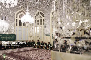 آیین جاروکشی حرم مطهر رضوی