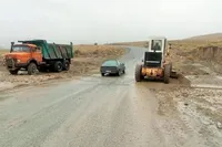 بازگشایی راه‌های روستایی سیل‌زده در خراسان شمالی (۲۳ تیر ۱۴۰۳)