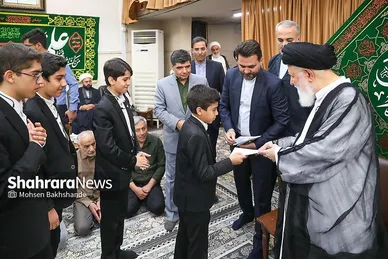 گزارش تصویری |  جشن عید غدیر در دفتر امام جمعه مشهد