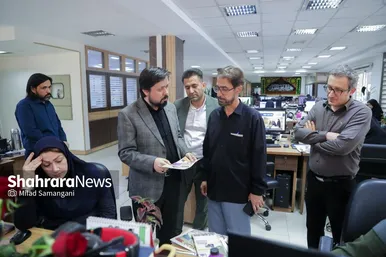 گزارش تصویری | بازدید مدیران استانی و شهری از روزنامه شهرآرا به مناسبت روز خبرنگار - ۳