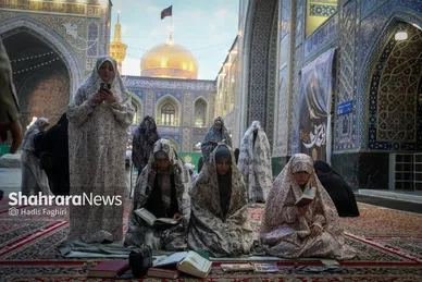 گزارش تصویری | اعتکاف بانوان در حرم امام رضا (ع)