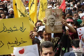 حضور پر تعداد مهاجران افغانستانی در مراسم تشییع پیکر شهید حجت&zwnj;الاسلام اصلانی