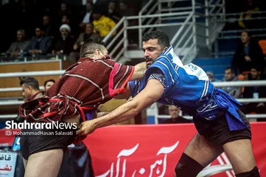 مسابقات کشتی با چوخه قهرمان قهرمانان در مشهد