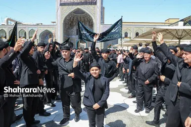 عزاداری روز ۲۸ صفر در حرم مطهر رضوی