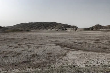 تنِ خشکِ سدِ فریمان