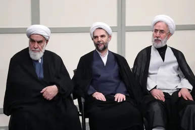 عکس‌هایی از دیدار مسئولان قوه قضائیه با رهبر معظم انقلاب (۲۵ تیر ۱۴۰۴)