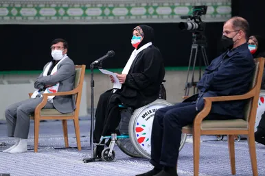 دیدار قهرمانان المپیک و پارالمپیک ایران در بازی‌های ۲۰۲۰ توکیو با رهبر معظم انقلاب