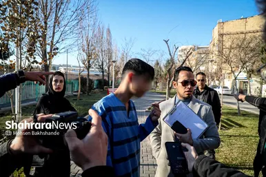 گزارش تصویری | بازسازی صحنه قتل در میدان معراج مشهد