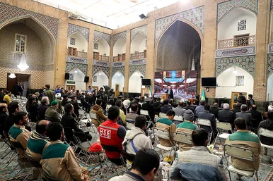 مراسم آغاز عملیات احداث رواق مبارکه امیرالمومنین علیه السلام در حرم رضوی