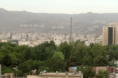 گرد و خاک صبحگاهی در مشهد