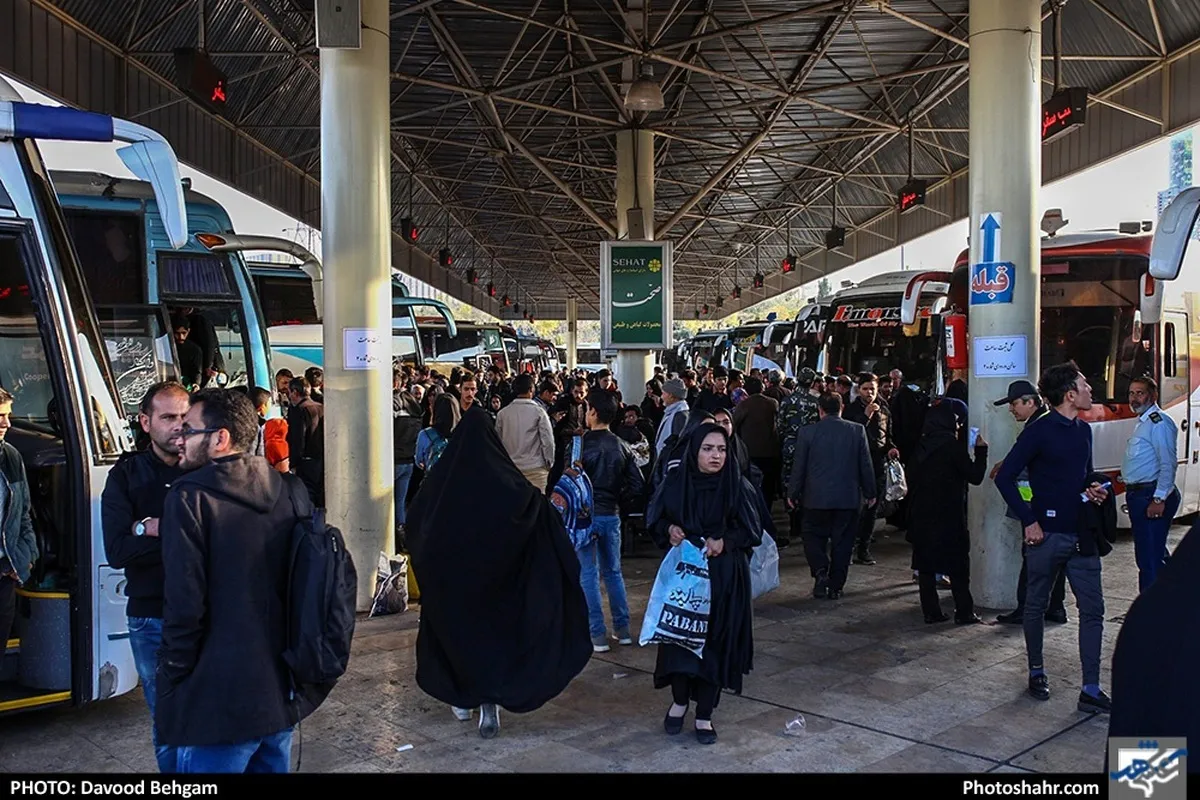 کمبود ۴۰۰دستگاه اتوبوس بین‌شهری برای سفر اربعین در خراسان رضوی