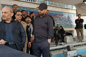 بازدید رئیس رسانه ملی از استودیوی پخش زنده مراسم وداع با رهبر فقید انقلاب