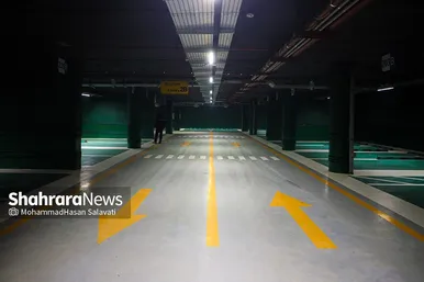 بهره‌برداری از پارکینگ هوشمند هشت‌آباد در میدان شهدا مشهد