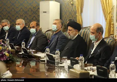 استقبال رسمی رئیسی از رئیس جمهور تاجیکستان