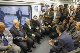 گزارش تصویری | بهره&zwnj;برداری از سکوی دوم خط ۳ متروی مشهد