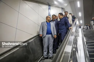 گزارش تصویری | بهره‌برداری از سکوی دوم خط ۳ متروی مشهد