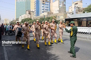 تشییع پیکر جانباز شهید عباس معروفی در مشهد