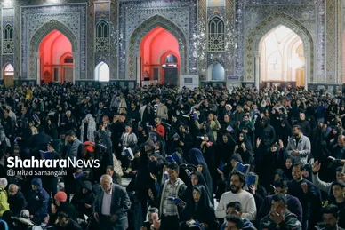 گزارش تصویری | مراسم احیای دومین شب قدر در حرم مطهر امام رضا (ع)