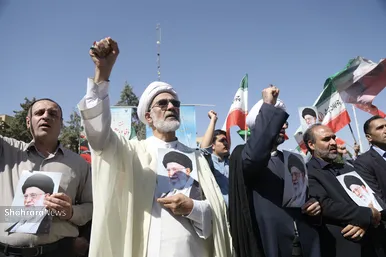 گزارش تصویری | تجمع دانشجویان انقلابی در مشهد