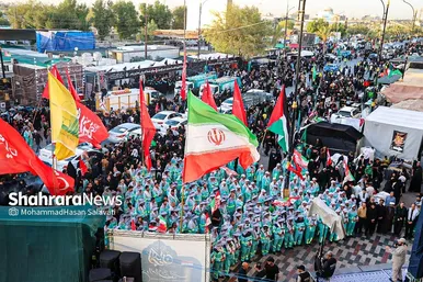 گزارش تصویری | آیین اذن خدمت و آغاز خدمات رسانی کاروان خدام الحسین(ع) شهرداری مشهد مقدس در نجف اشرف