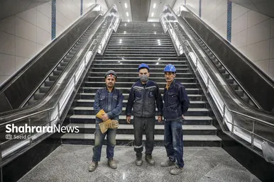 گزارش تصویری | بهره‌برداری از سکوی دوم خط ۳ متروی مشهد