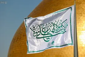 ویدئو| شست&zwnj;وشوی گنبد حرم امیرالمؤمنین علیه&zwnj;السلام در آستانه عید غدیر