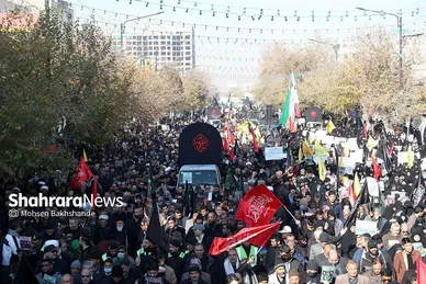 گزارش تصویری | اجتماع عظیم فاطمیون در مشهد