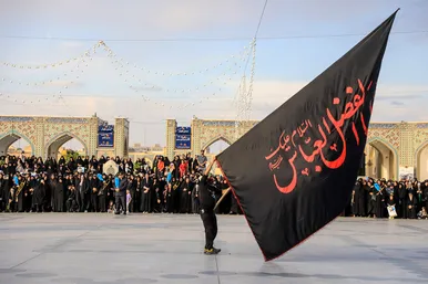 تشیع پیکر «شهید علی الداغی» در حرم مطهر رضوی