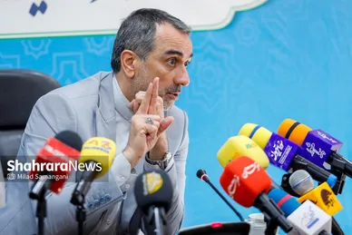 گزارش تصویری | نشست خبری کیانوش کیامرز، مدیرعامل شرکت قطارشهری مشهد (۱۱ آذر ۱۴۰۴)