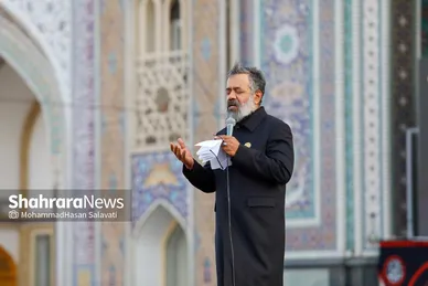 گزارش تصویری | مراسم چهارپایه خوانی شهادت حضرت رضا علیه السلام در حرم مطهر رضوی