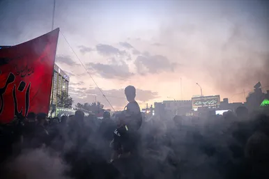 خیمه سوزان عصر عاشورا در مشهد
