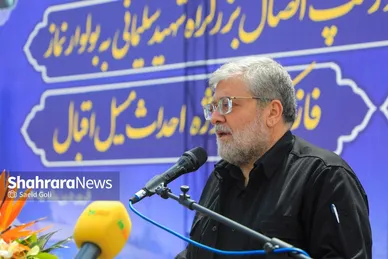 گزارش تصویری |بهره‌برداری از اتصال بزرگراه شهید سلیمانی به بلوار نماز، ۸۱ دستگاه ون و احداث مسیل اقبال