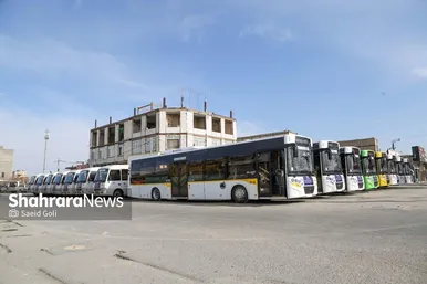 گزارش تصویری | بهره‌برداری از ۱۸ دستگاه اتوبوس و مینی‌بوس جدید در بلوار توس مشهد