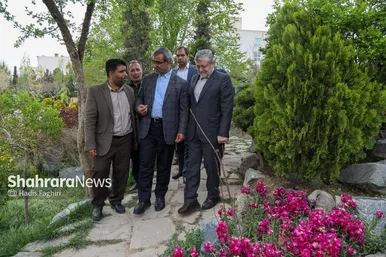 گزارش تصویری | بازدید استاندار خراسان رضوی و شهردار مشهد از پارک گل های مشهد