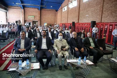 رژه ناوگان خودرویی آتش نشانی مشهد
