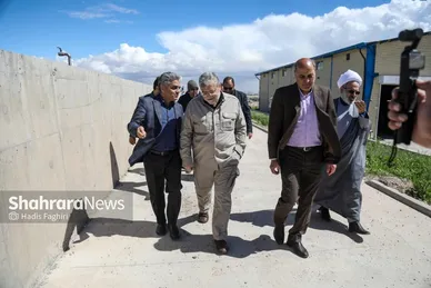 گزارش تصویری | بازدید معاون پیشگیری دادستان کل کشور از تصفیه‌خانه در حال احداث پرکندآباد