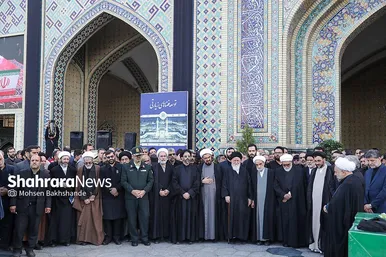 گزارش تصویری | مراسم تشییع پیکر شهید حجت‌الاسلام خطیب، وزیر اطلاعات در مشهد