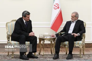 عکس‌هایی از دیدارهای مهمانان مراسم تحلیف با رئیس جمهور
